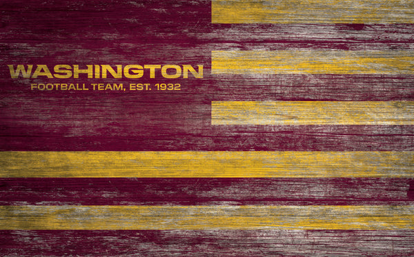 Wholesale NFL0940-American Flag 11x19 / N0940-Washington Football Team