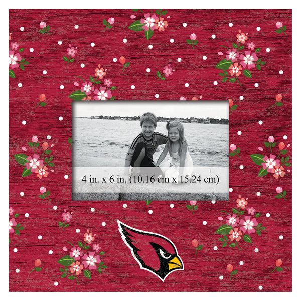 Wholesale NFL0965-Floral 10x10 Frame / N0965-Arizona Cardinals