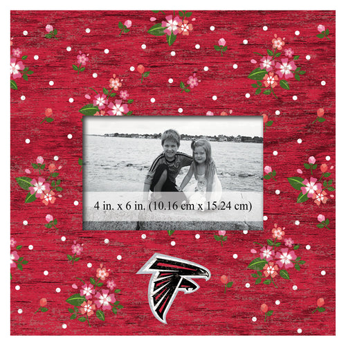 Wholesale NFL0965-Floral 10x10 Frame / N0965-Atlanta Falcons