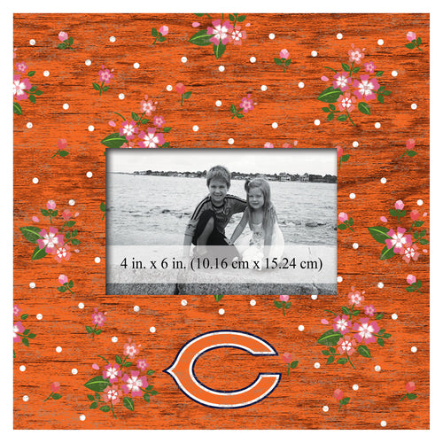 Wholesale NFL0965-Floral 10x10 Frame / N0965-Chicago Bears