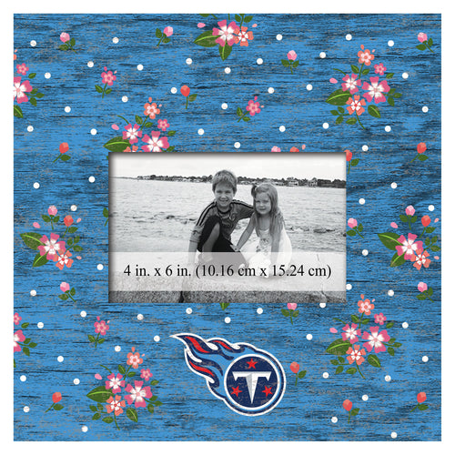 Wholesale NFL0965-Floral 10x10 Frame / N0965-Tennessee Titans