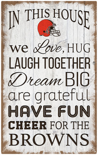Wholesale NFL0976-In This House 11x19 / N0976-Cleveland Browns