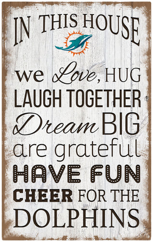 Wholesale NFL0976-In This House 11x19 / N0976-Miami Dolphins