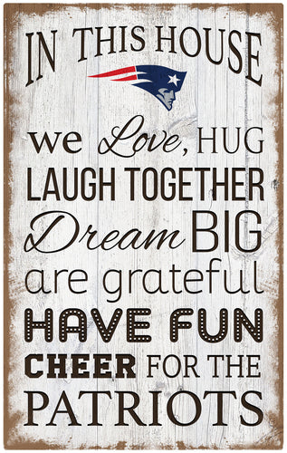 Wholesale NFL0976-In This House 11x19 / N0976-New England Patriots