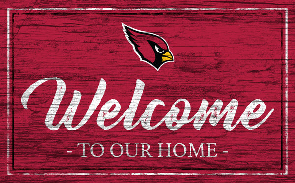 Wholesale NFL0977-Welcome Team Color 11x19 (Khols Resize) / N0977-Arizona Cardinals