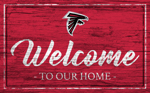 Wholesale NFL0977-Welcome Team Color 11x19 (Khols Resize) / N0977-Atlanta Falcons