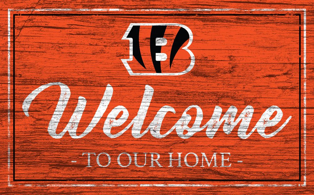 Wholesale NFL0977-Welcome Team Color 11x19 / N0977-Cincinnati Bengals