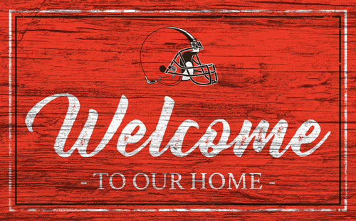 Wholesale NFL0977-Welcome Team Color 11x19 (Khols Resize) / N0977-Cleveland Browns