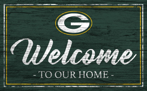 Wholesale NFL0977-Welcome Team Color 11x19 (Khols Resize) / N0977-Green Bay Packers