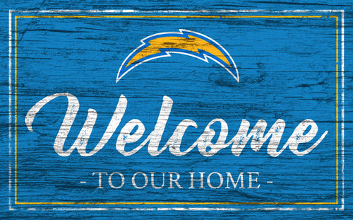Wholesale NFL0977-Welcome Team Color 11x19 / N0977-Los Angeles Chargers