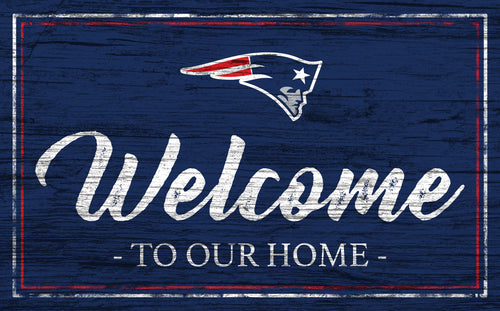 Wholesale NFL0977-Welcome Team Color 11x19 (Khols Resize) / N0977-New England Patriots
