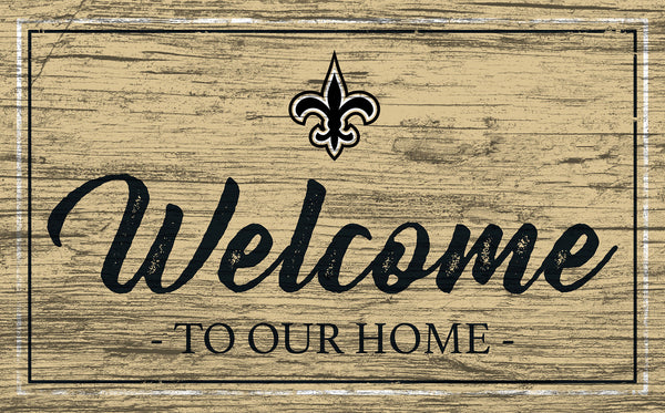 Wholesale NFL0977-Welcome Team Color 11x19 / N0977-New Orleans Saints