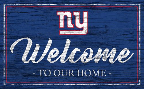 Wholesale NFL0977-Welcome Team Color 11x19 / N0977-New York Giants