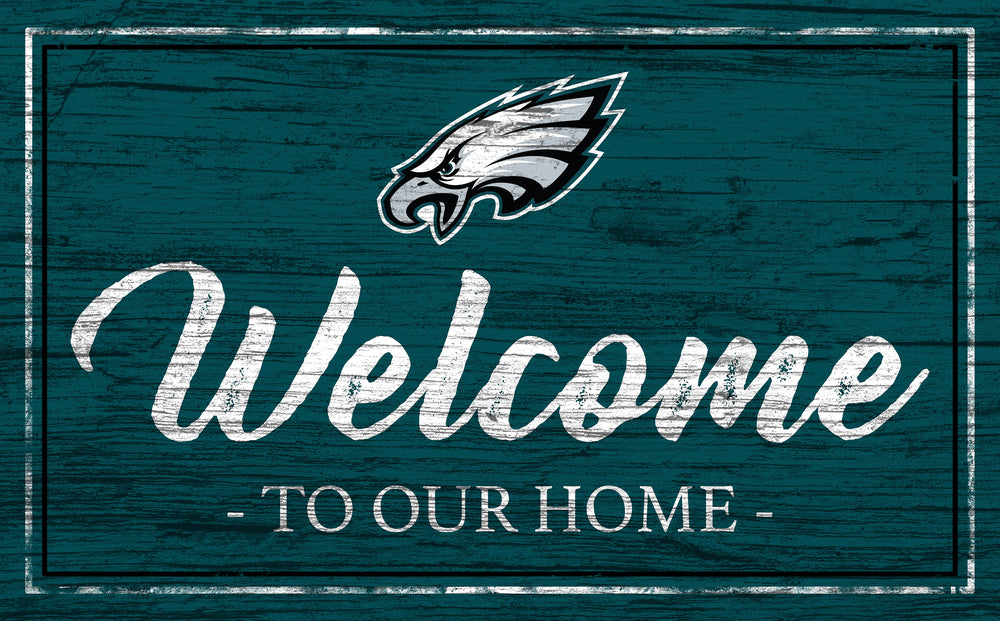 Wholesale NFL0977-Welcome Team Color 11x19 (Khols Resize) / N0977-Philadelphia Eagles