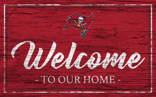Wholesale NFL0977-Welcome Team Color 11x19 (Khols Resize) / N0977-Tampa Bay Buccaneers