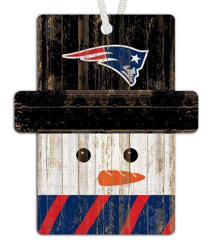 Wholesale NFL0980-Snowman Ornament 4.5in / N0980-New England Patriots