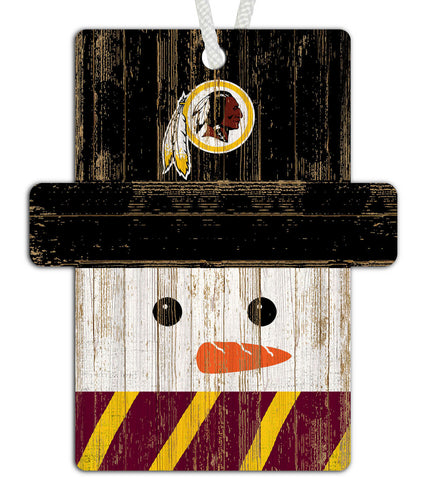 Wholesale NFL0980-Snowman Ornament 4.5in / N0980-Washington Redskins