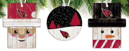 Wholesale NFL0984-Ornament 3 pack (0978, 0980, 0981) / N0984-Arizona Cardinals