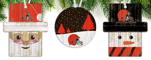 Wholesale NFL0984-Ornament 3 pack (0978, 0980, 0981) / N0984-Cleveland Browns
