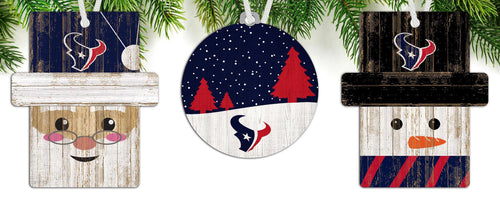 Wholesale NFL0984-Ornament 3 pack (0978, 0980, 0981) / N0984-Houston Texans
