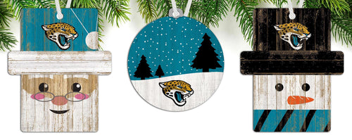 Wholesale NFL0984-Ornament 3 pack (0978, 0980, 0981) / N0984-Jacksonville Jaguars