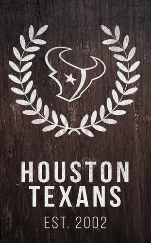 Wholesale NFL0986-Laurel Wreath 11x19 / N0986-Houston Texans