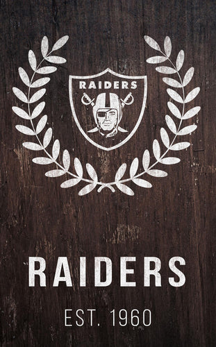 Wholesale NFL0986-Laurel Wreath 11x19 / N0986-Las Vegas Raiders