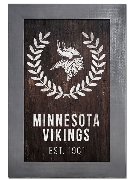 Wholesale NFL0986-Laurel Wreath 11x19 Frame / N0986-MN