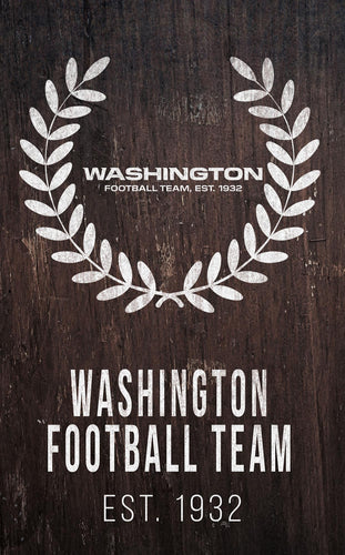 Wholesale NFL0986-Laurel Wreath 11x19 / N0986-Washington Football Team