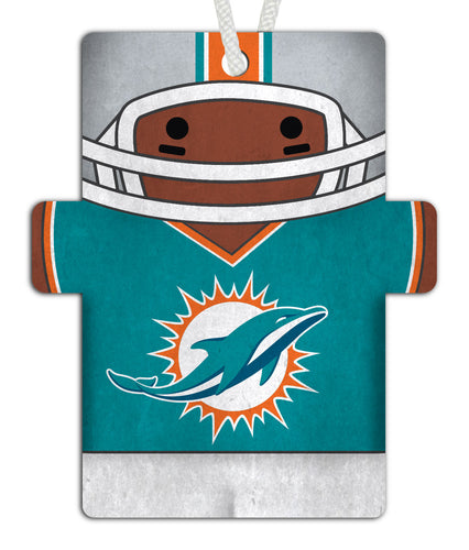 Wholesale NFL0988-Football Player Ornament 4.5in / N0988-Miami Dolphins