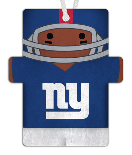 Wholesale NFL0988-Football Player Ornament 4.5in / N0988-New York Giants