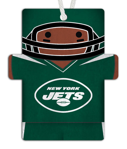 Wholesale NFL0988-Football Player Ornament 4.5in / N0988-New York Jets