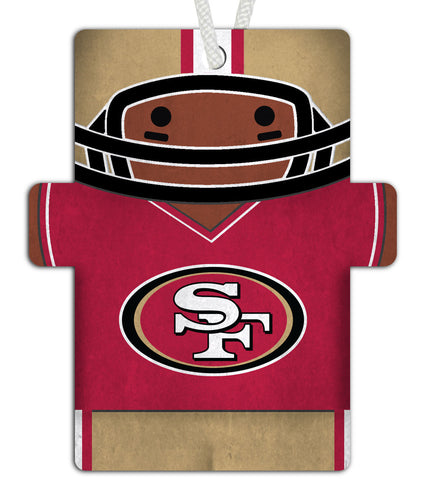 Wholesale NFL0988-Football Player Ornament 4.5in / N0988-San Francisco 49ers