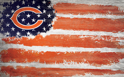 Wholesale NFL0993-Flag 11x19 / N0993-Chicago Bears