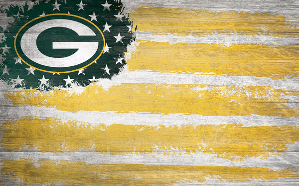 Wholesale NFL0993-Flag 11x19 / N0993-Green Bay Packers