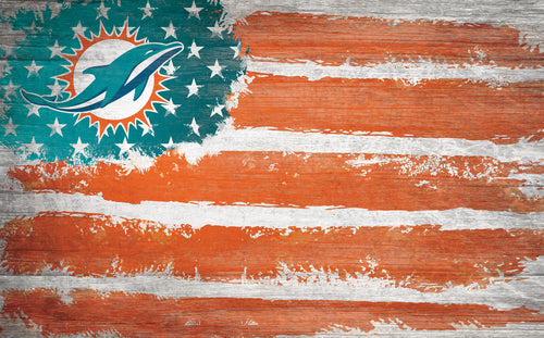 Wholesale NFL0993-Flag 11x19 / N0993-Miami Dolphins
