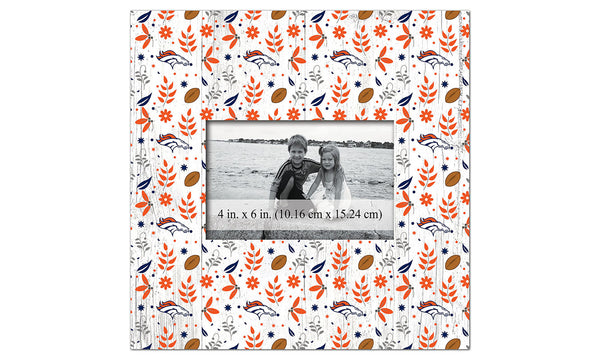 Wholesale NFL1004-Floral Pattern 10x10 Frame / N1004-Denver Broncos