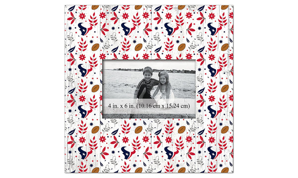 Wholesale NFL1004-Floral Pattern 10x10 Frame / N1004-Houston Texans