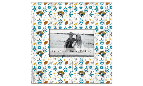 Wholesale NFL1004-Floral Pattern 10x10 Frame / N1004-Jacksonville Jaguars