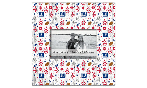 Wholesale NFL1004-Floral Pattern 10x10 Frame / N1004-New York Giants