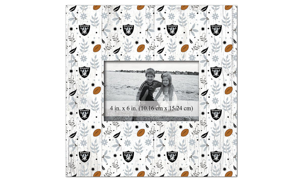 Wholesale NFL1004-Floral Pattern 10x10 Frame / N1004-Oakland Raiders
