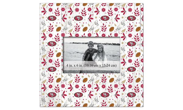 Wholesale NFL1004-Floral Pattern 10x10 Frame / N1004-San Francisco 49ers