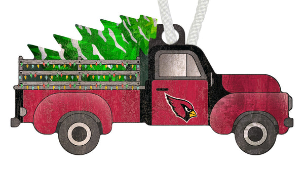 Wholesale NFL1006-Christmas Truck Ornament / N1006-Arizona Cardinals