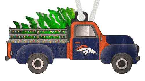 Wholesale NFL1006-Christmas Truck Ornament / N1006-Denver Broncos