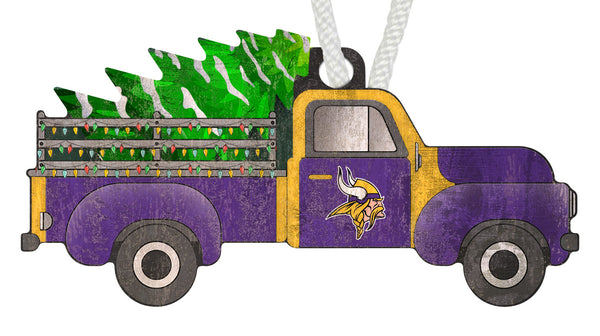 Wholesale NFL1006-Christmas Truck Ornament / N1006-Minnesota Vikings