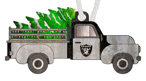 Wholesale NFL1006-Christmas Truck Ornament / N1006-Oakland Raiders