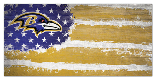 Wholesale NFL1007-Flag 6x12 / N1007-Baltimore Ravens