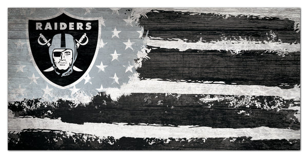 Wholesale NFL1007-Flag 6x12 / N1007-Oakland Raiders