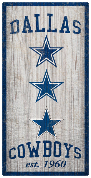 Wholesale NFL1011-Heritage Logos 6x12 / N1011-Dallas Cowboys