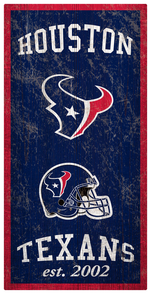 Wholesale NFL1011-Heritage Logos 6x12 / N1011-Houston Texans